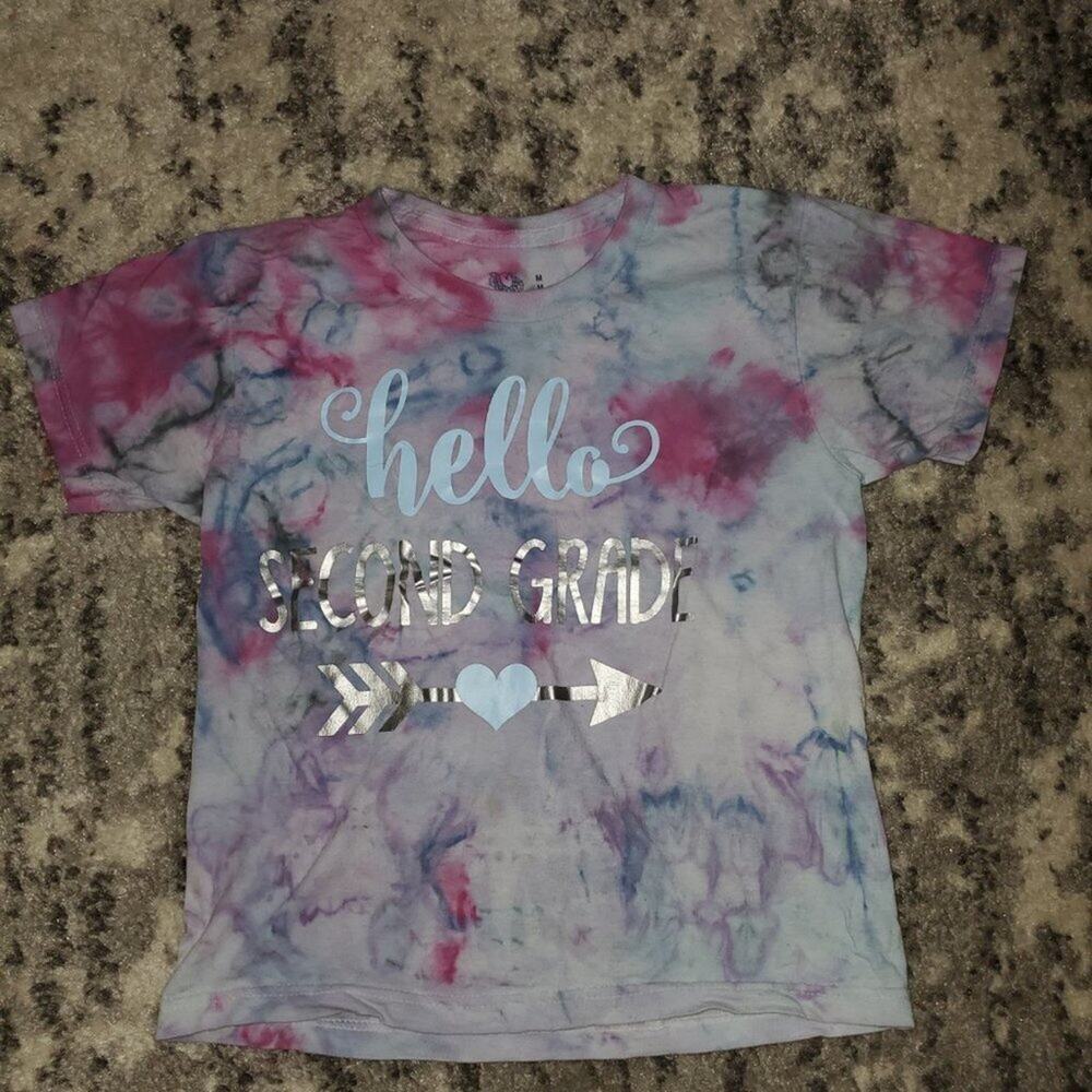 Hello Second Grade Tie Dye || 3 for 12 || Top M